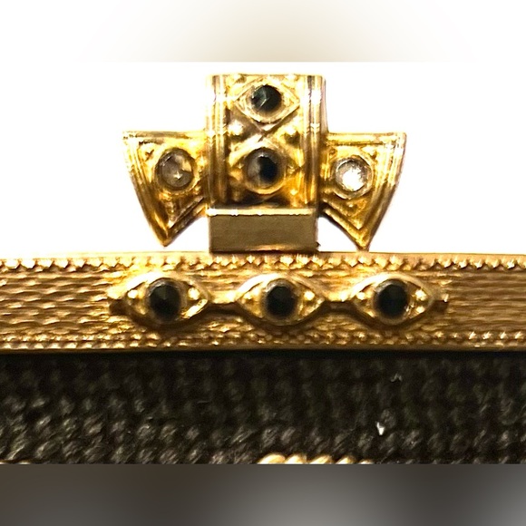 Vintage Petit Point Tapestry Purse 1930s Hand Stitched in Hungry - Picture 5 of 11